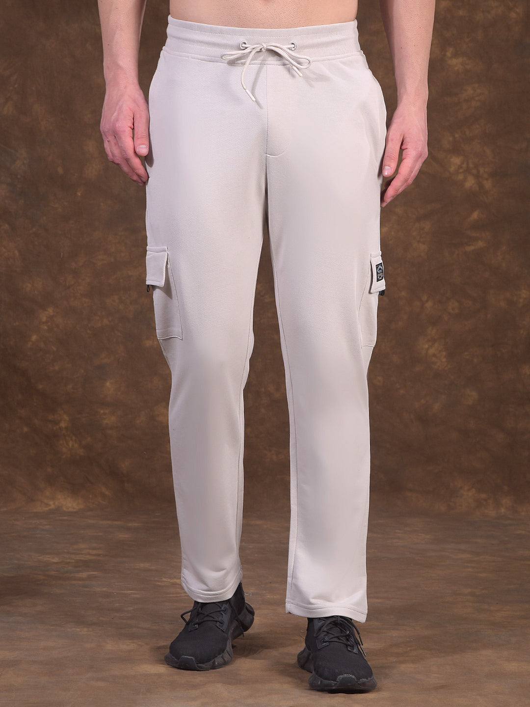 cobb light grey solid five-pocket summer lower