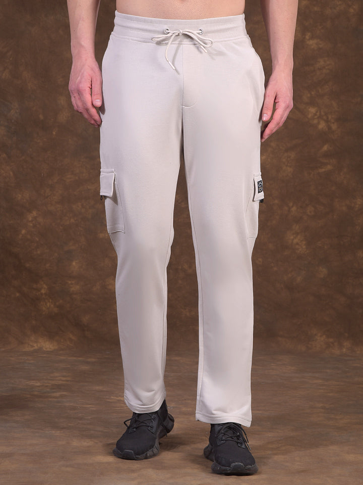 cobb light grey solid five-pocket summer lower