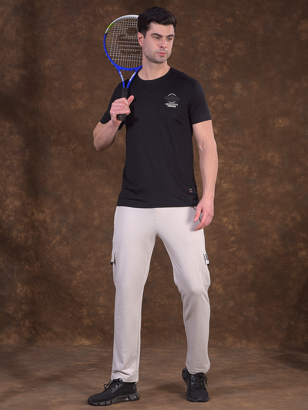 cobb light grey solid five-pocket summer lower