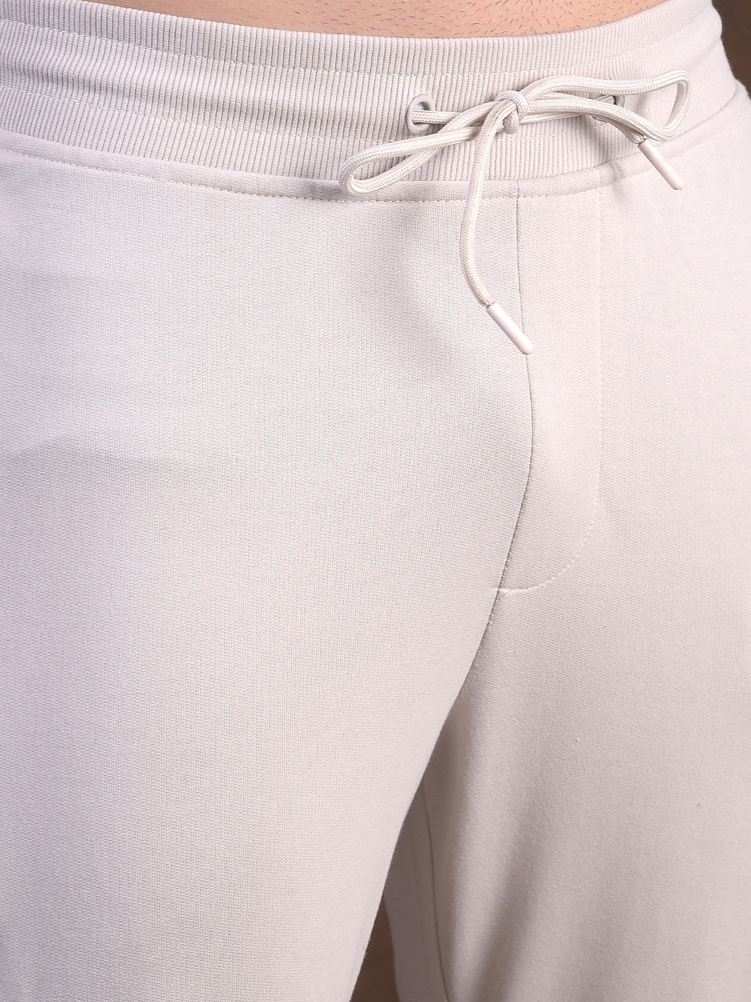 cobb light grey solid five-pocket summer lower