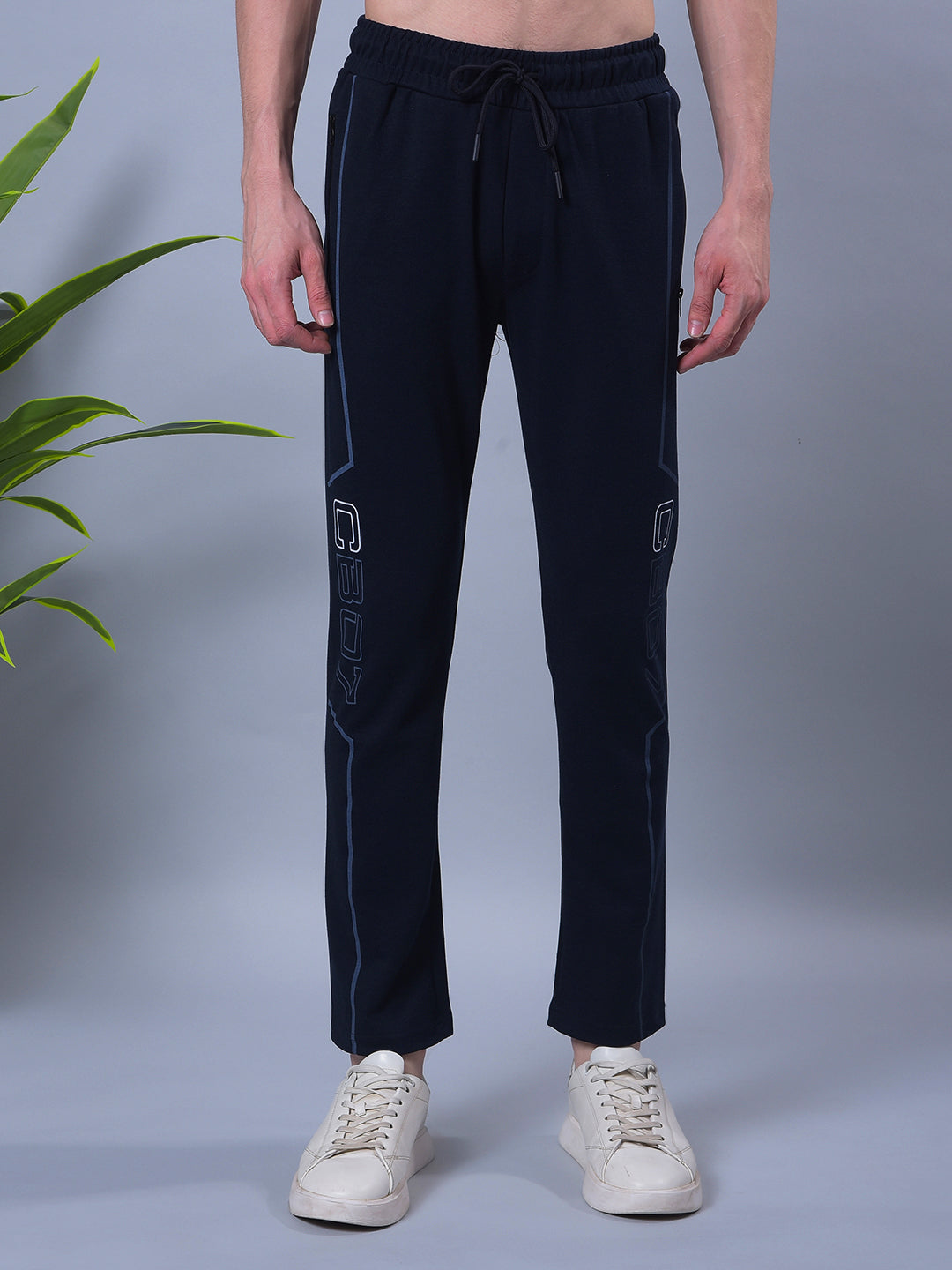 cobb navy blue printed summer lower