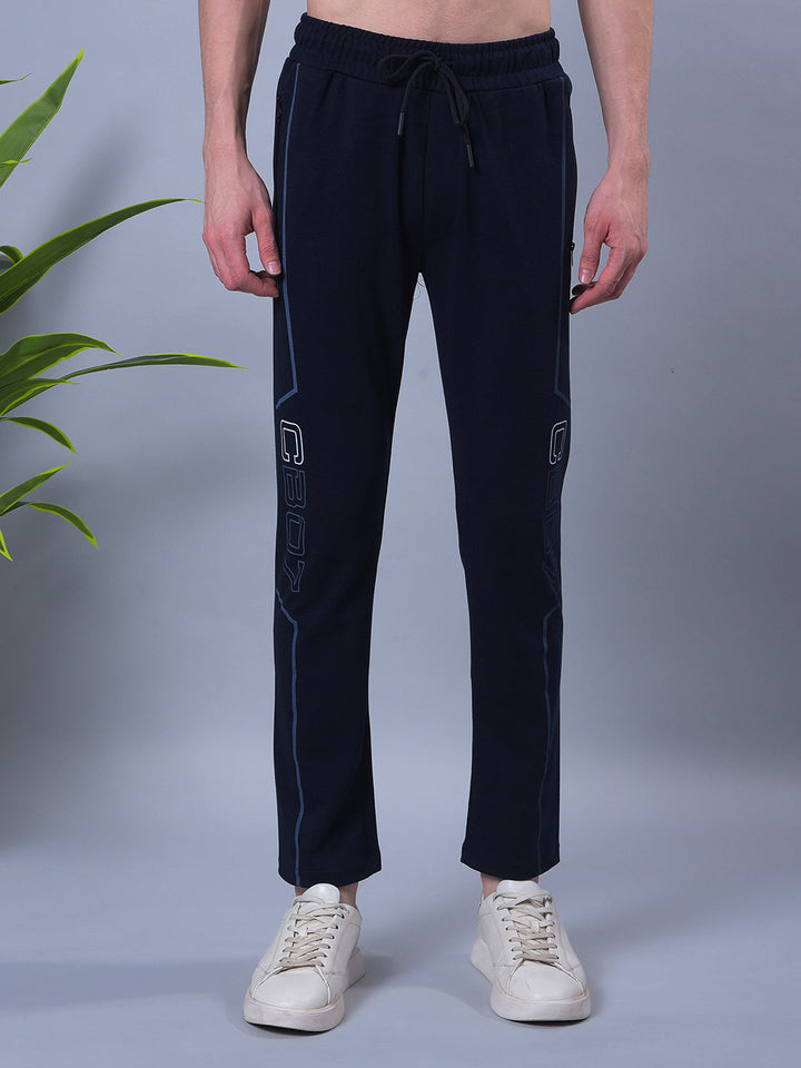 cobb navy blue printed summer lower