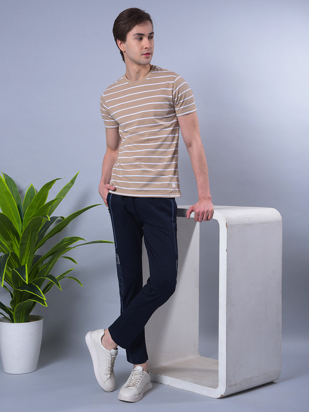 COBB NAVY BLUE PRINTED SUMMER LOWER