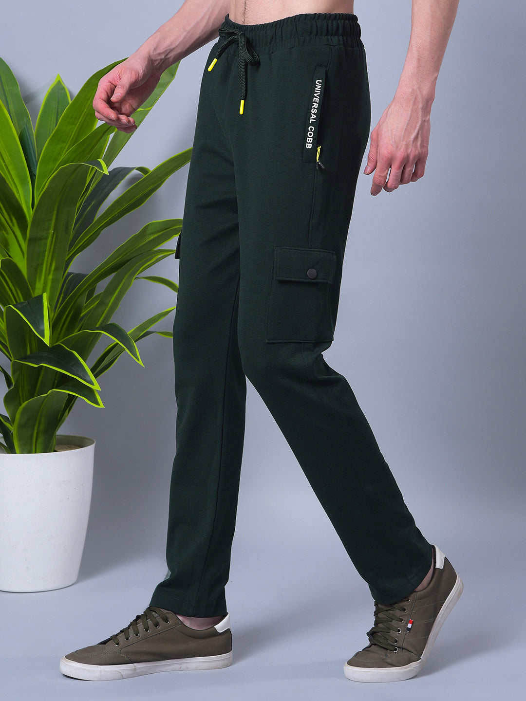 cobb bottle green printed five-pocket cargo summer lower