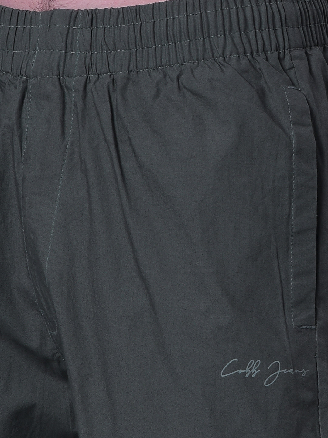 cobb solid grey four-pocket summer lower