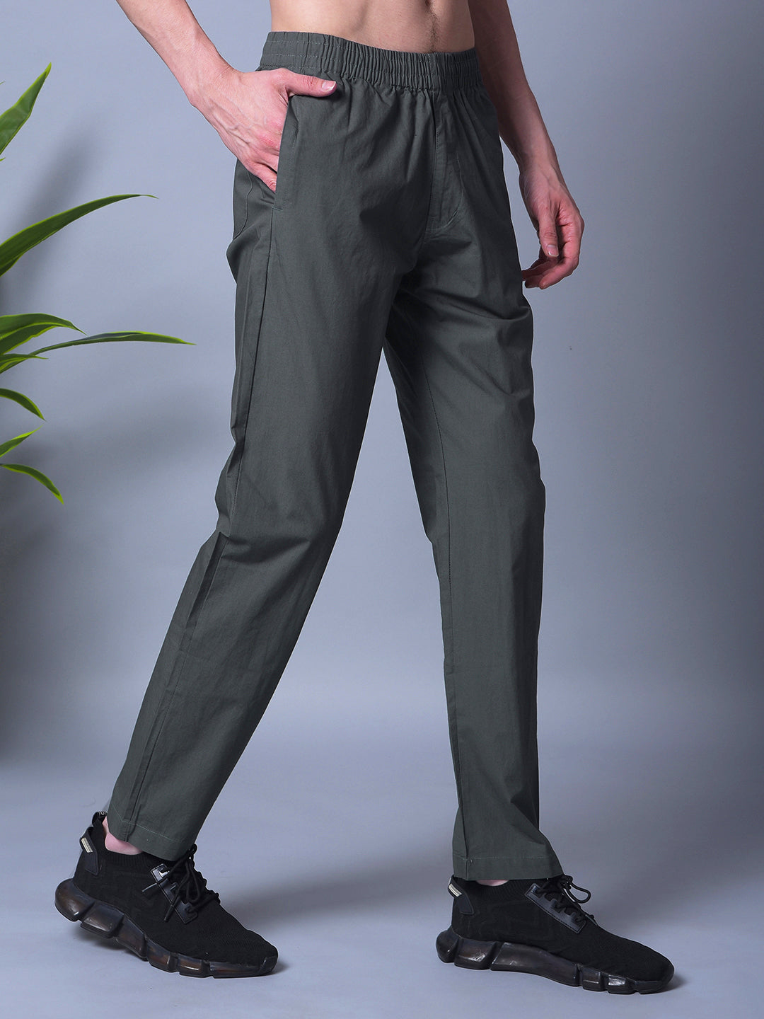 cobb solid grey four-pocket summer lower