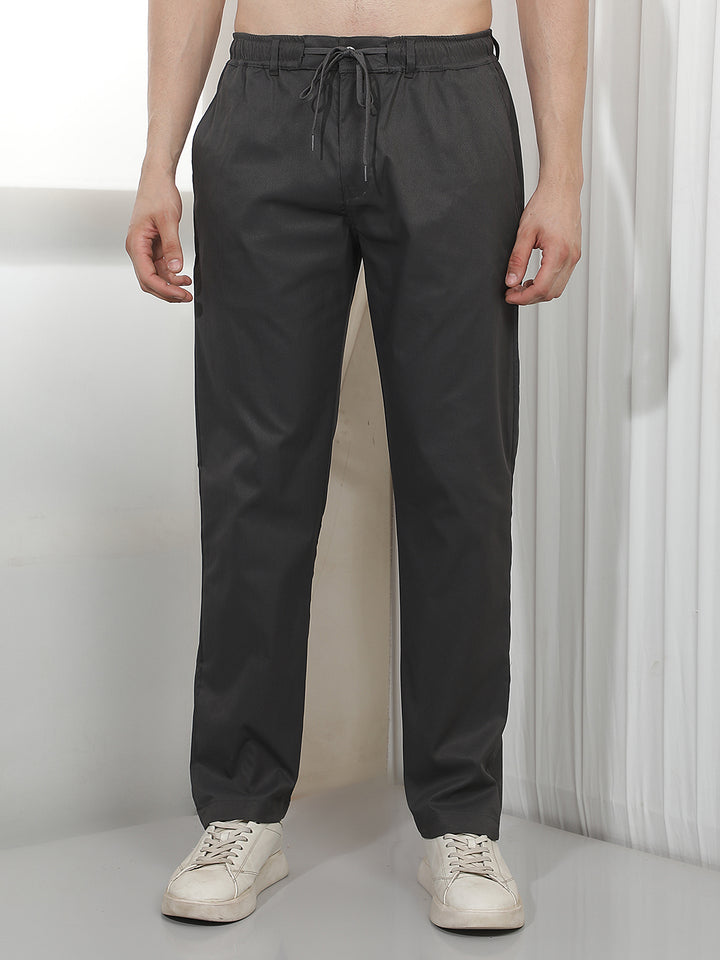 dark grey striped summer lower