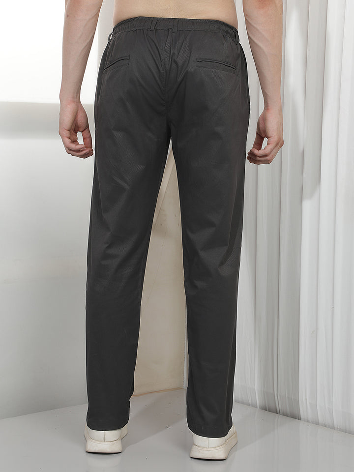 dark grey striped summer lower