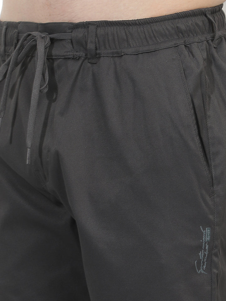 DARK GREY STRIPED SUMMER LOWER