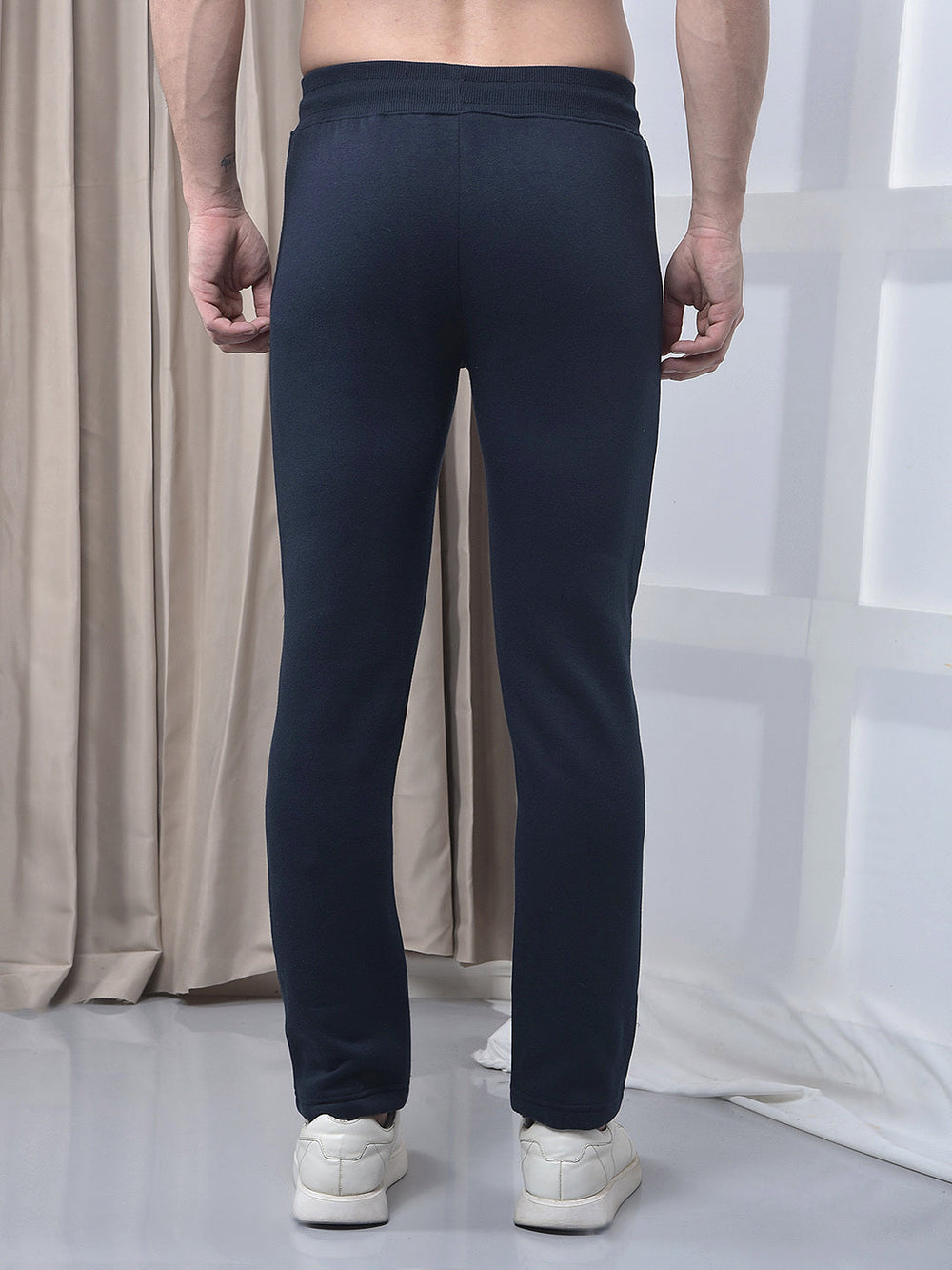 cobb navy blue striped winter lower