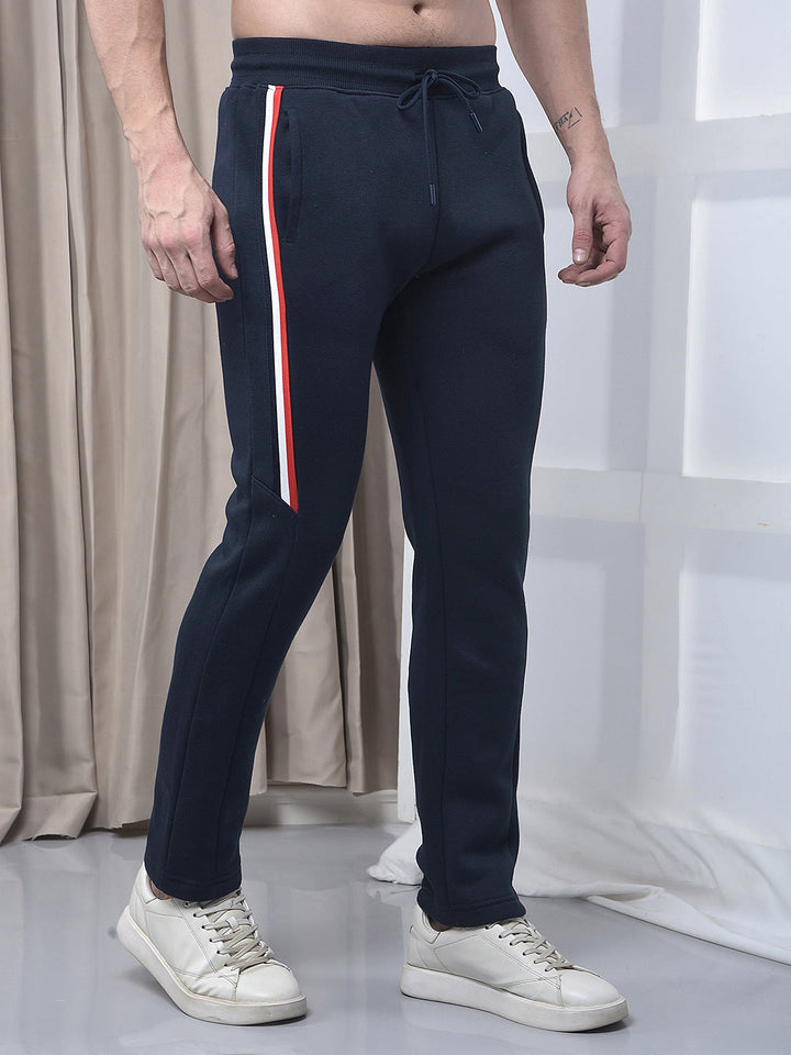 cobb navy blue striped winter lower