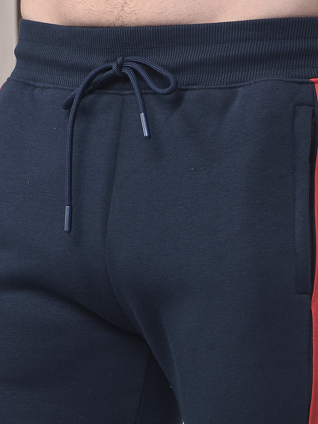 cobb navy blue striped winter lower