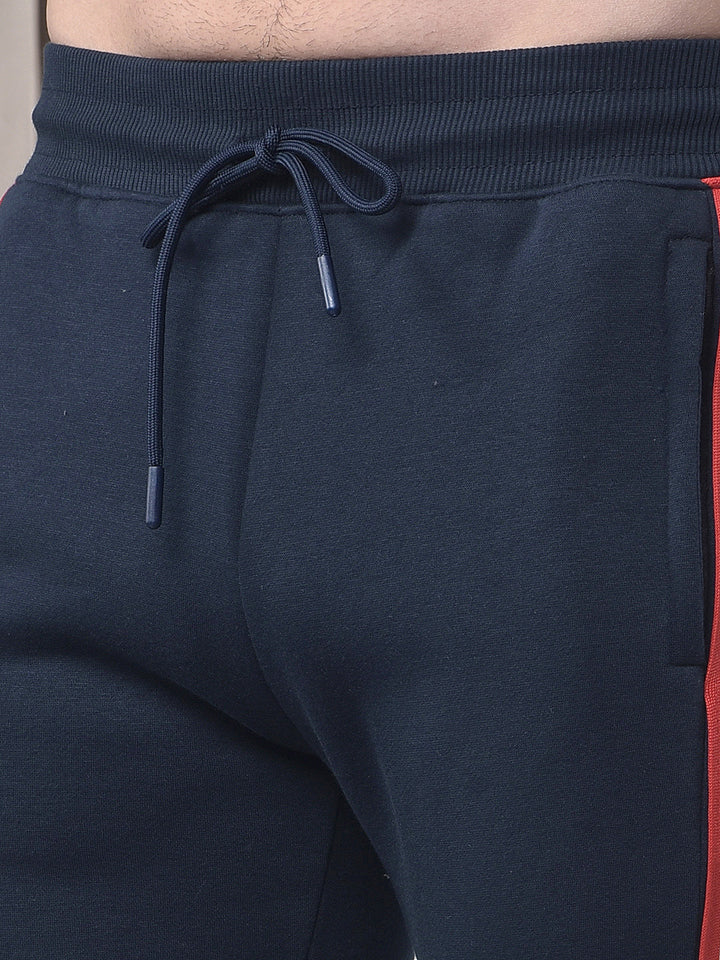 cobb navy blue striped winter lower