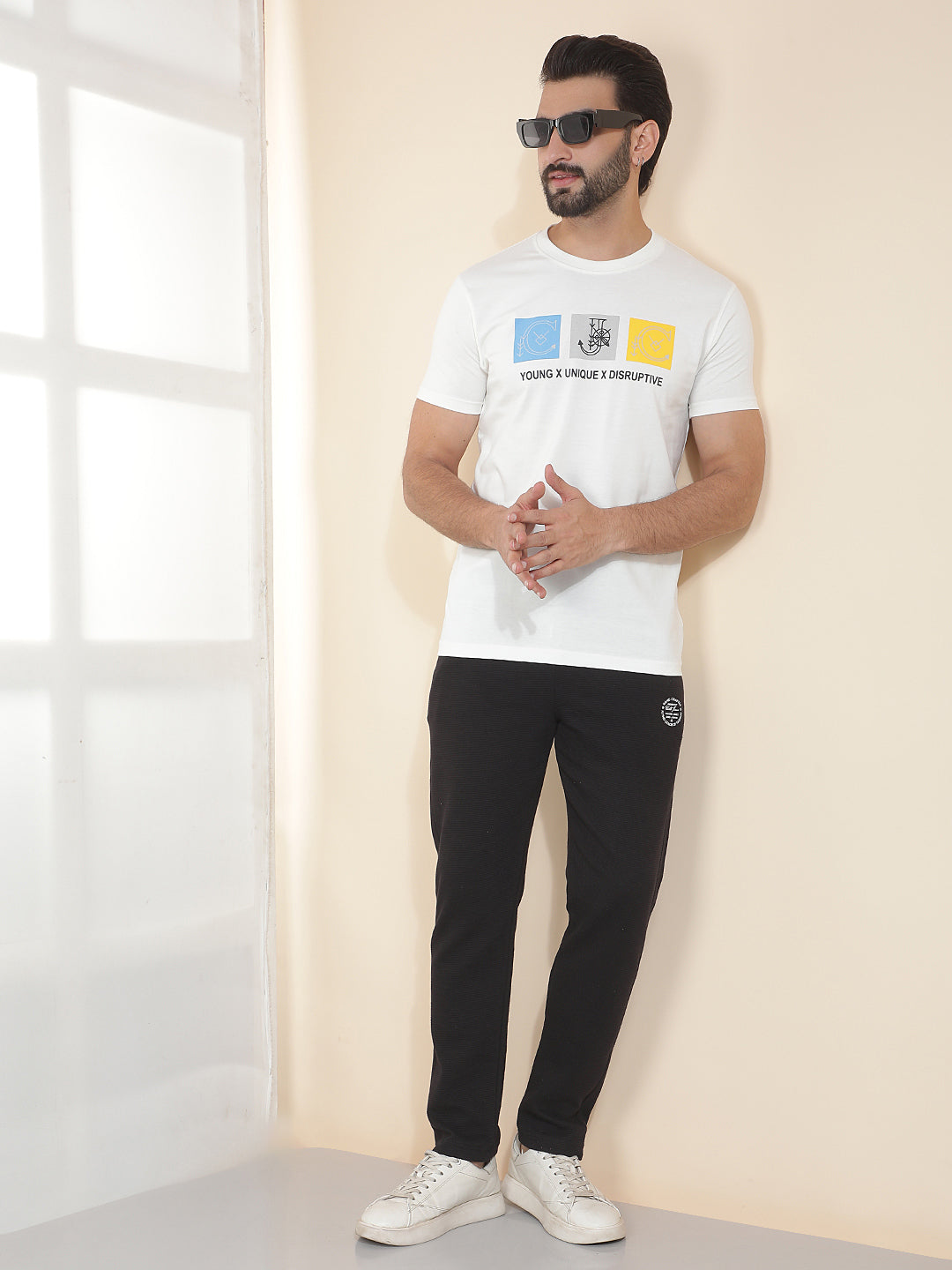 COBB BLACK SOLID REGULAR-FIT SUMMER LOWER