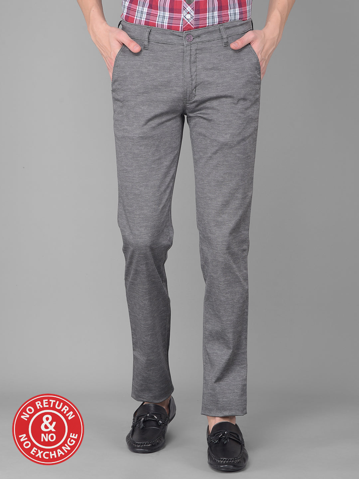 COBB GREY SLIM FIT PREMIUM CHINOS