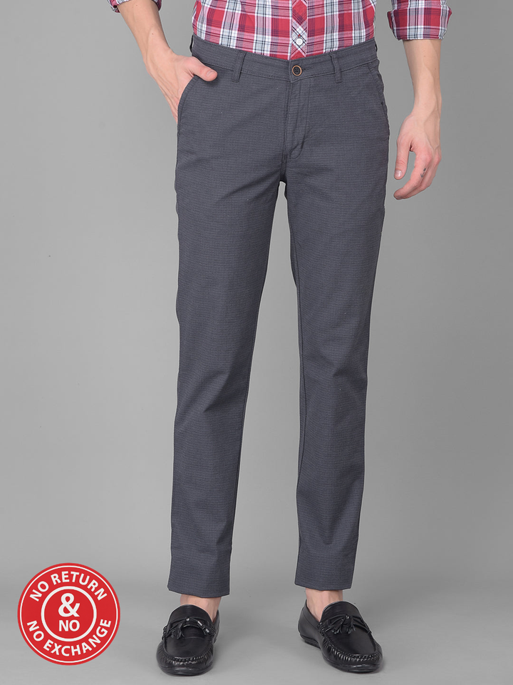 COBB DARK GREY SLIM FIT PREMIUM CHINOS