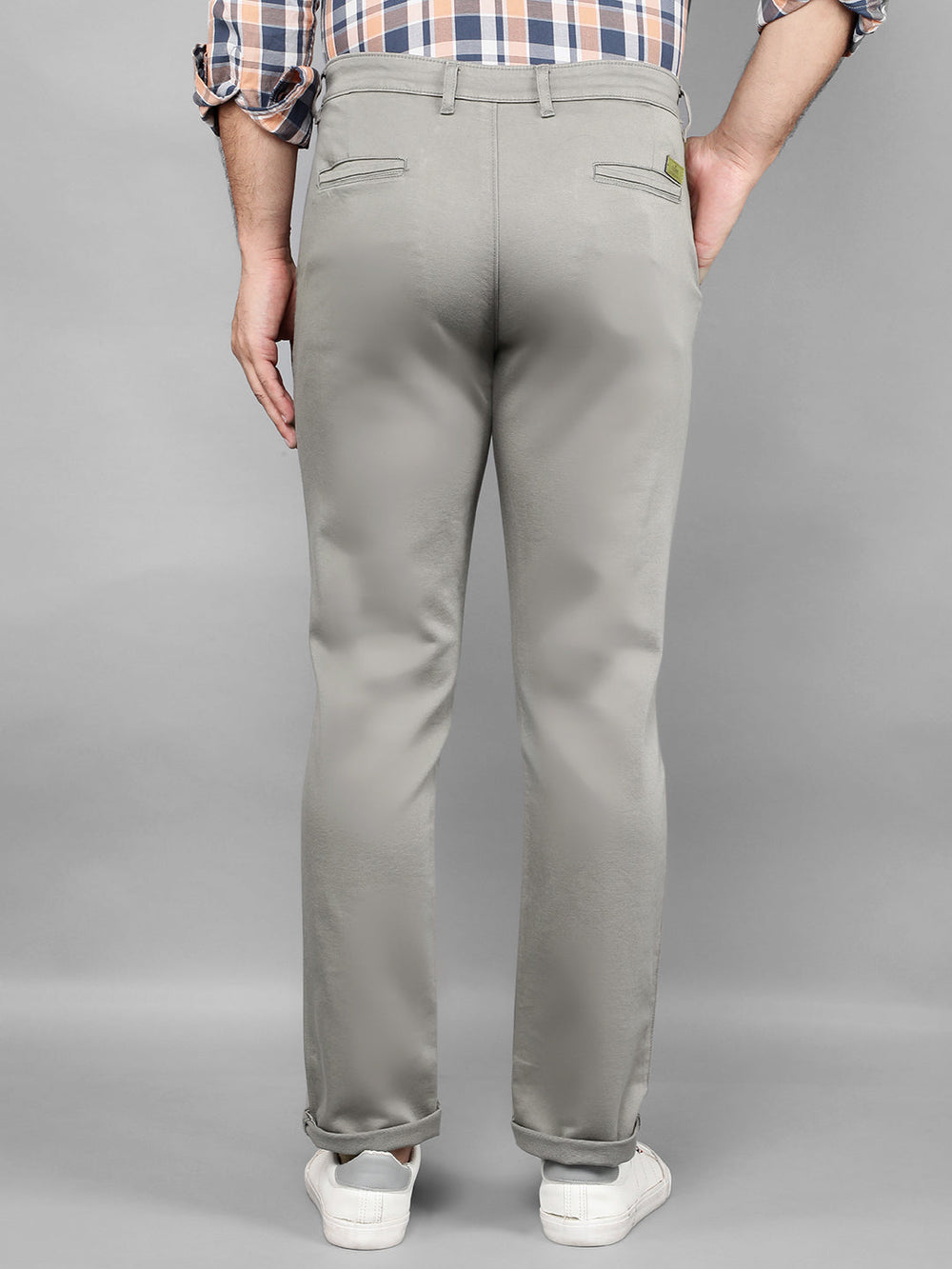 cobb grey ultra fit casual trouser