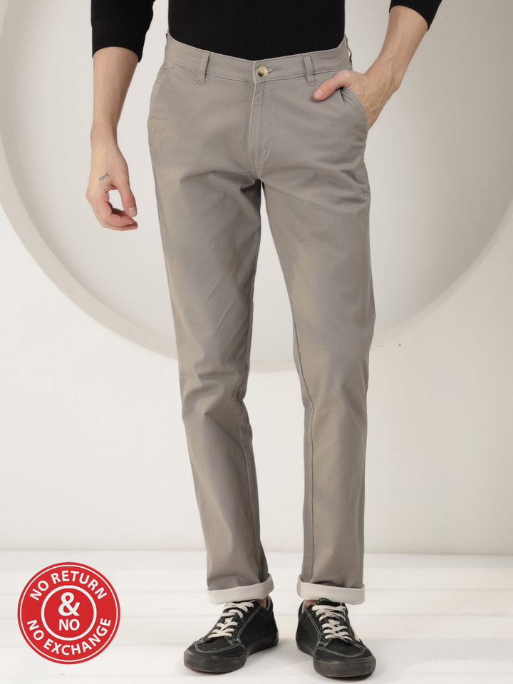 COBB BEIGE ULTRA-FIT CASUAL TROUSER