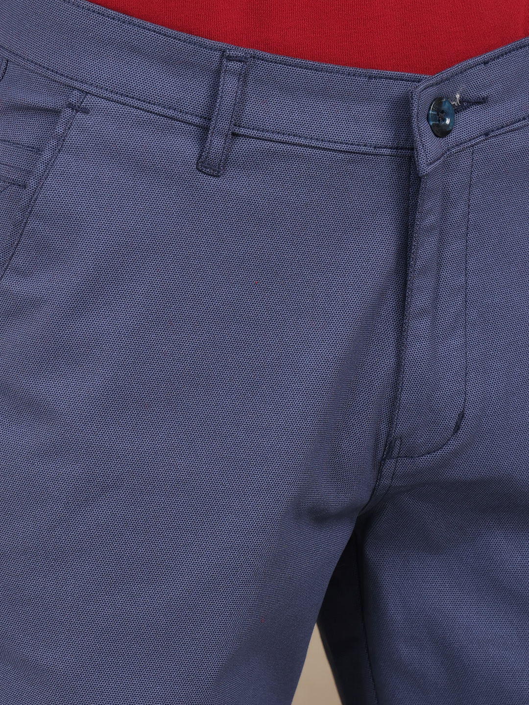 cobb blue ultra-fit casual trouser