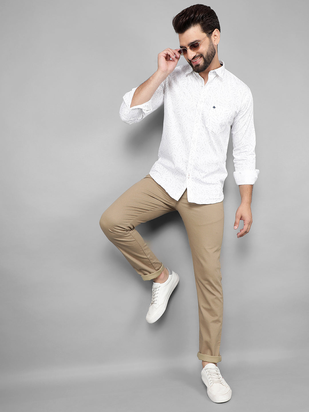 COBB KHAKI ULTRA FIT CASUAL TROUSER - Main Image