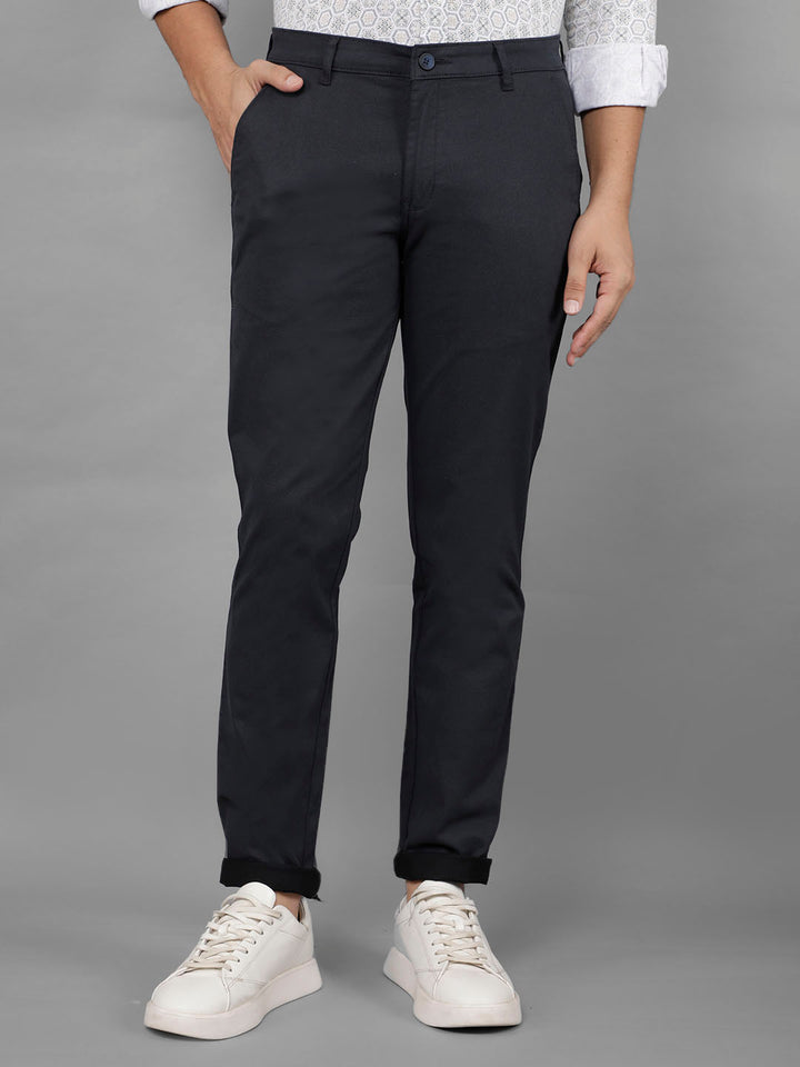 COBB NAVY BLUE ULTRA FIT CASUAL TROUSER