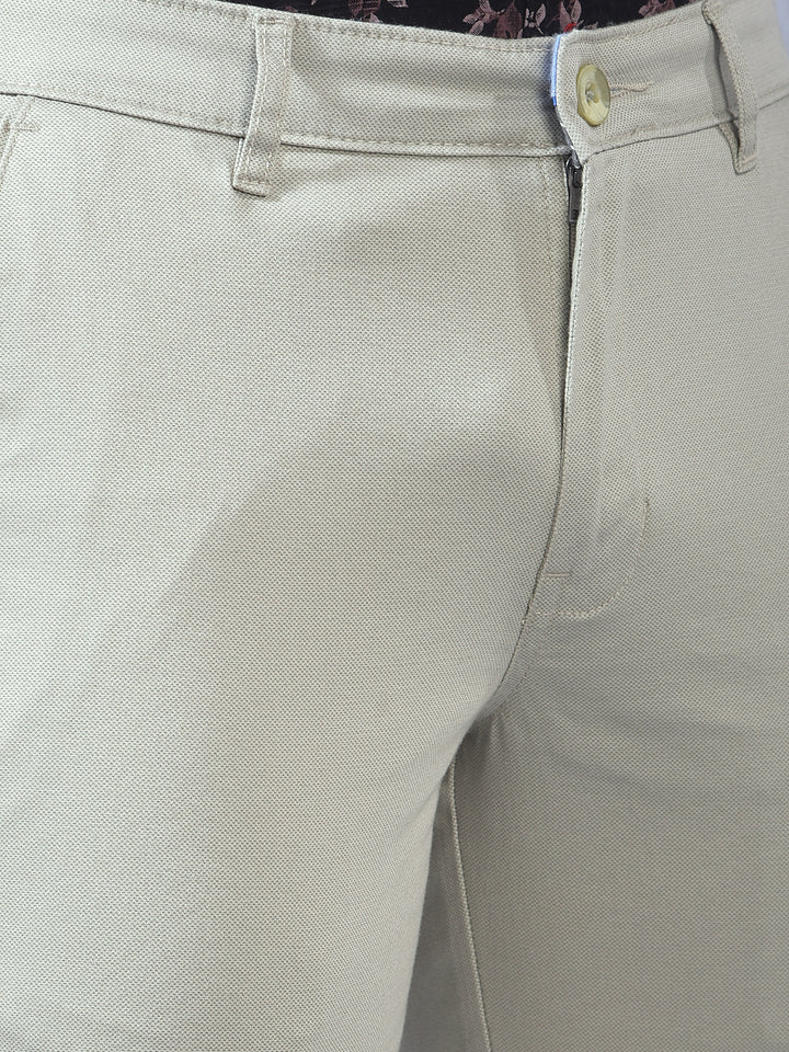 cobb pista green narrow-fit casual trouser