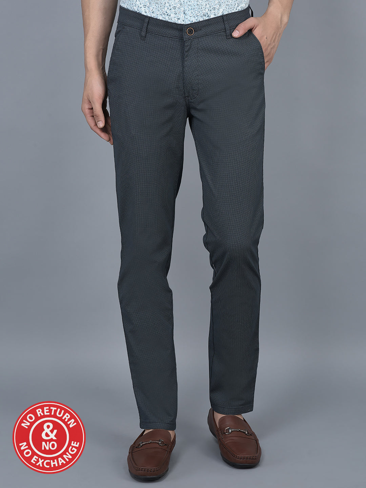 Cobb Navy Blue Slim Fit Chinos
