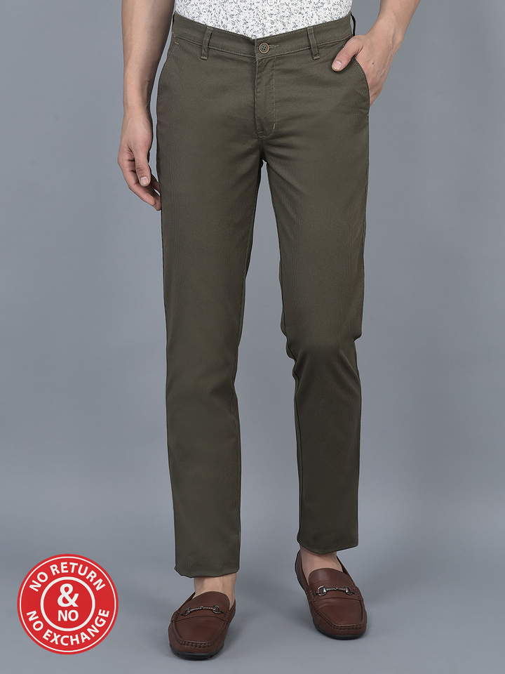 Cobb Olive Slim Fit Chinos