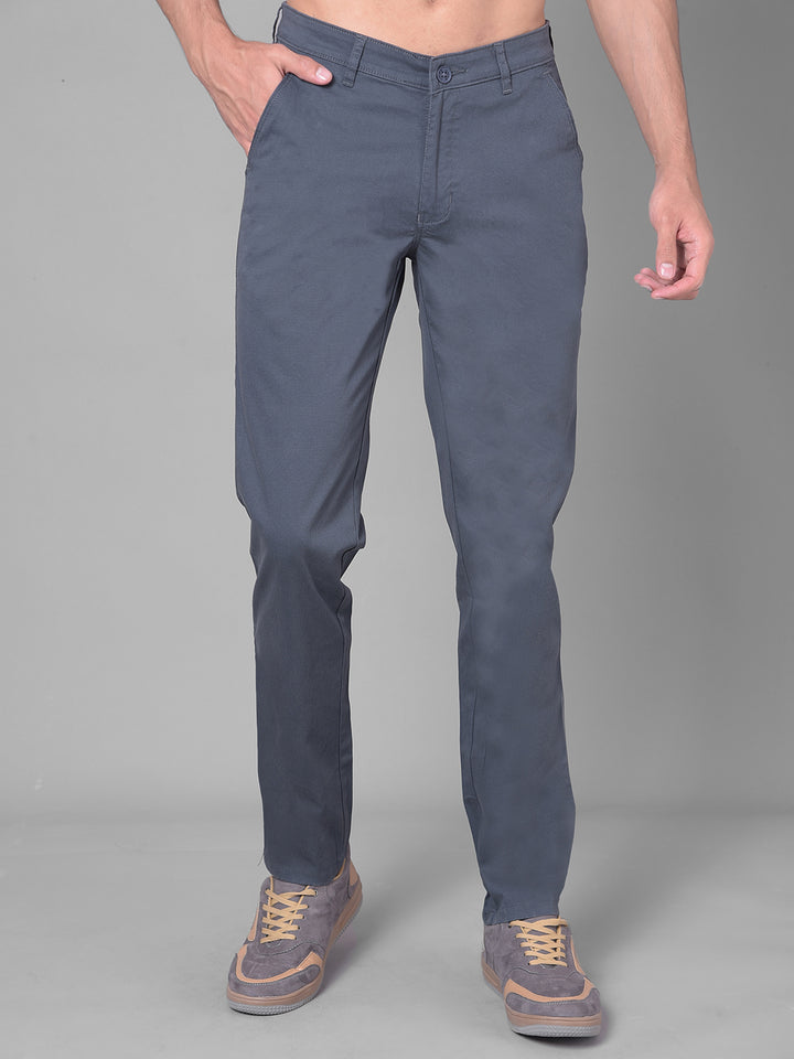 Cobb Grey Slim Fit Chinos