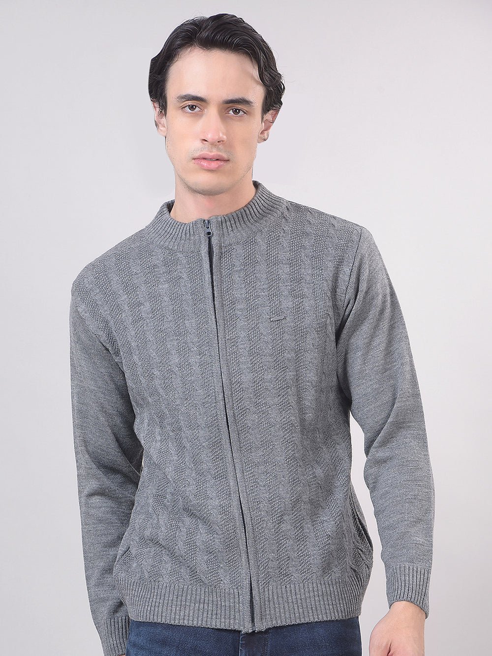 grey sweater