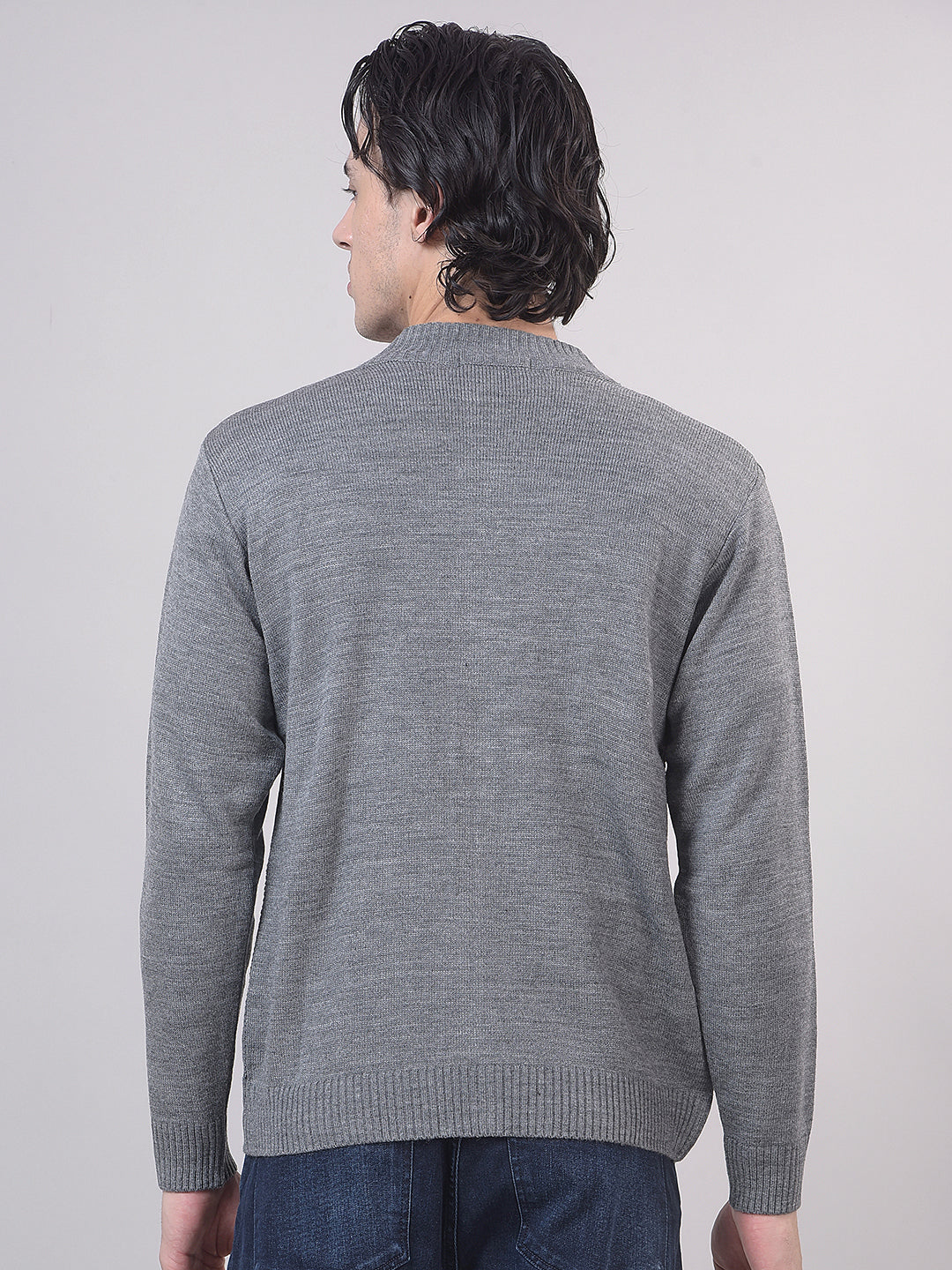 grey sweater
