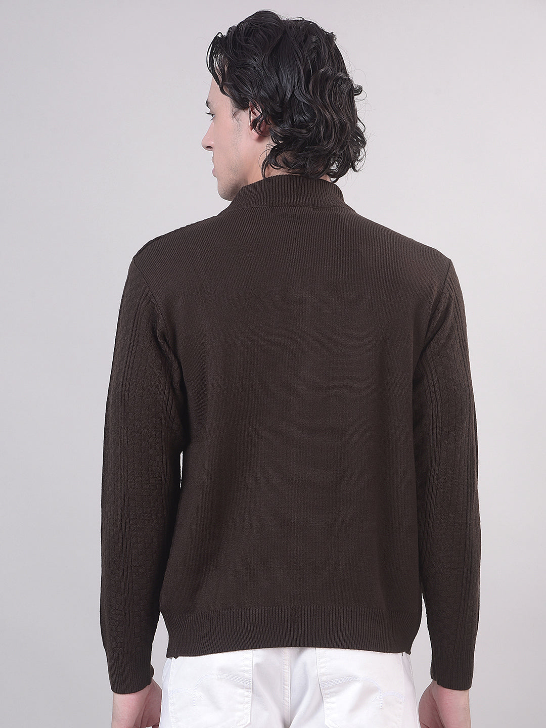 brown  sweater