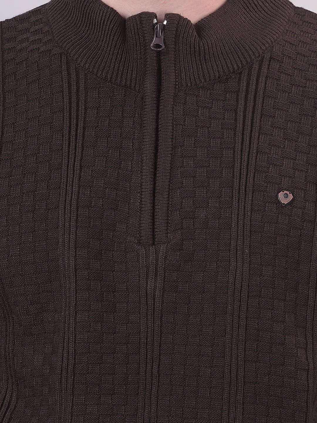 brown  sweater