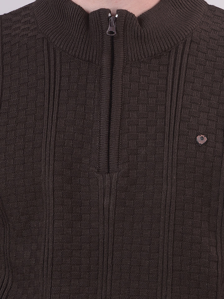 brown  sweater