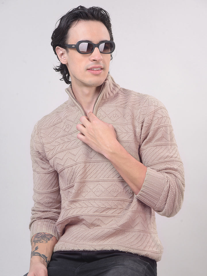 half-zipper sweater