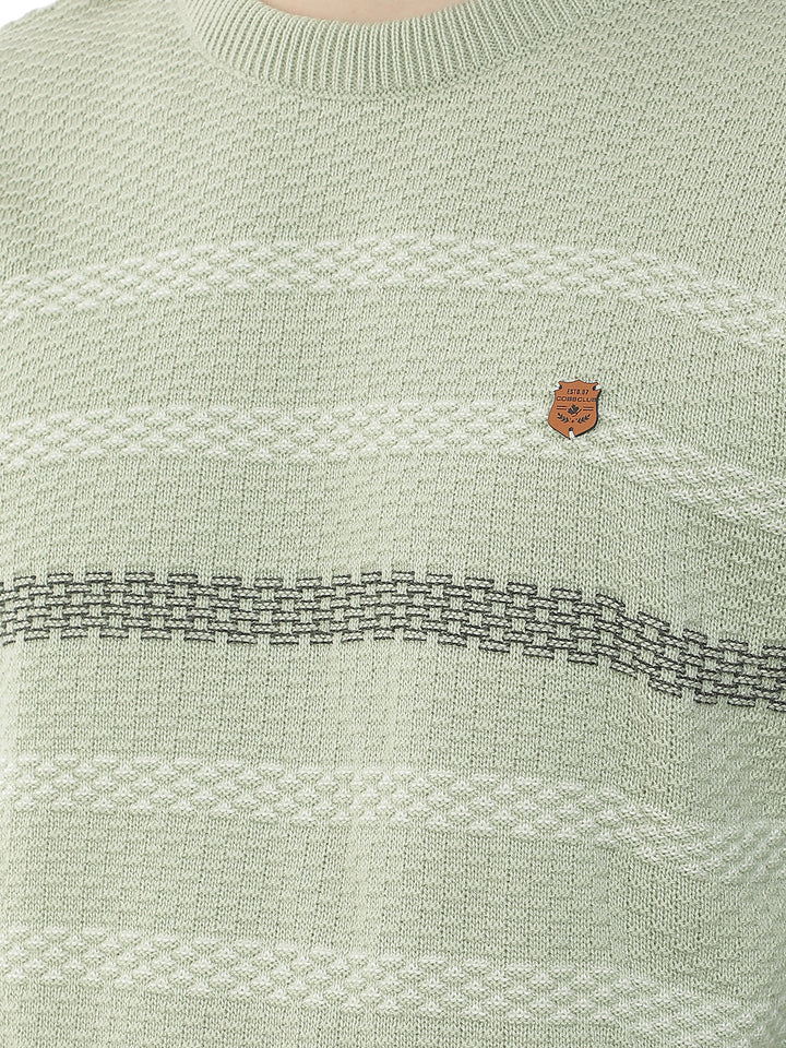 pista striped round sweater