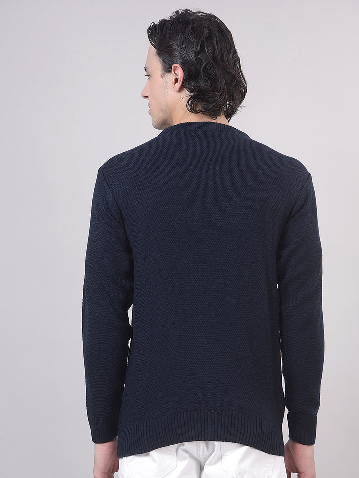 color-block sweater