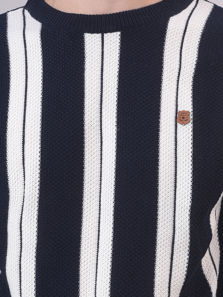 color-block sweater