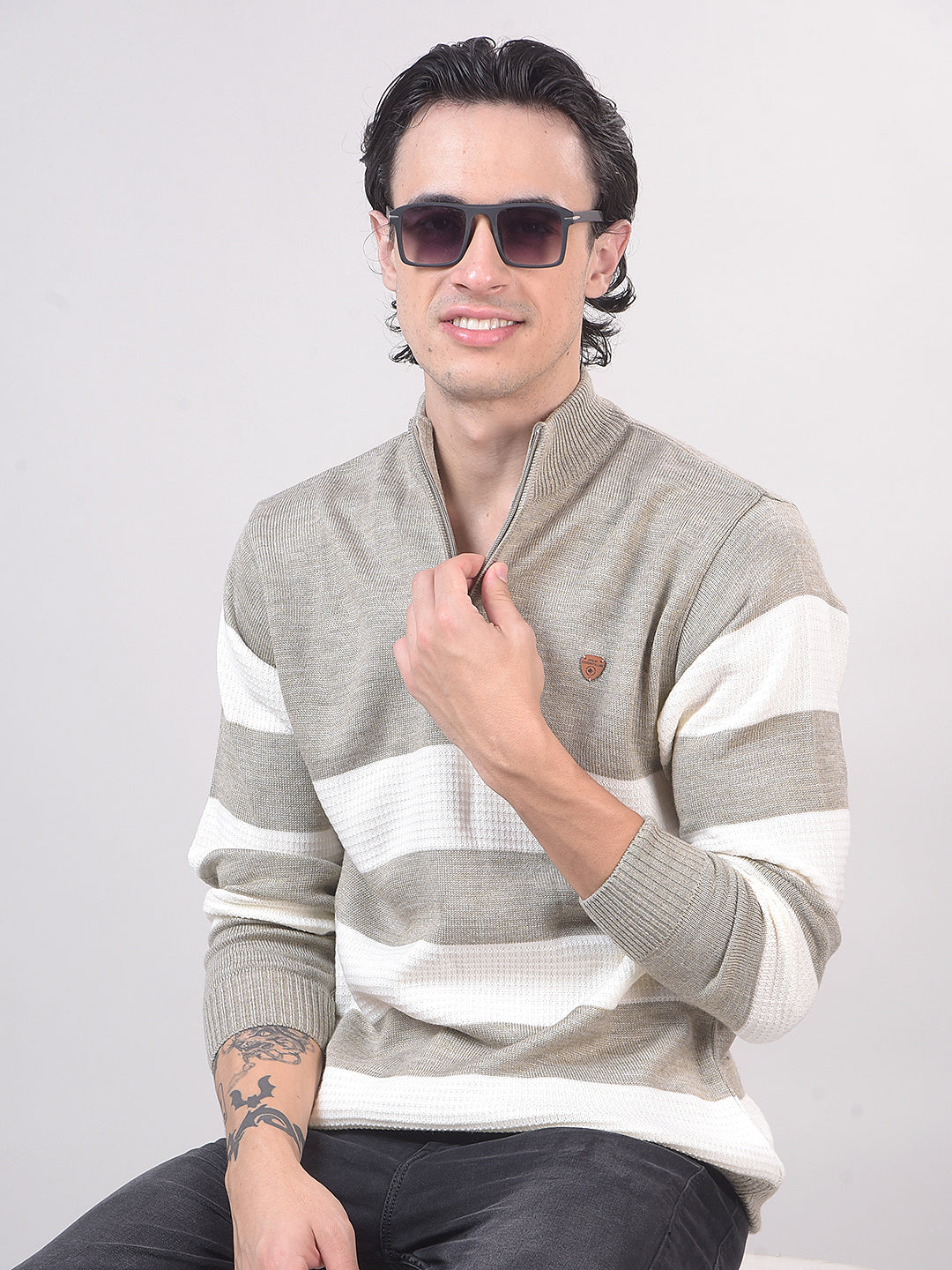half-zipper sweater