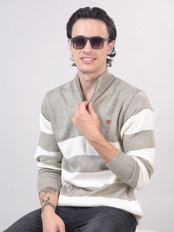 half-zipper sweater
