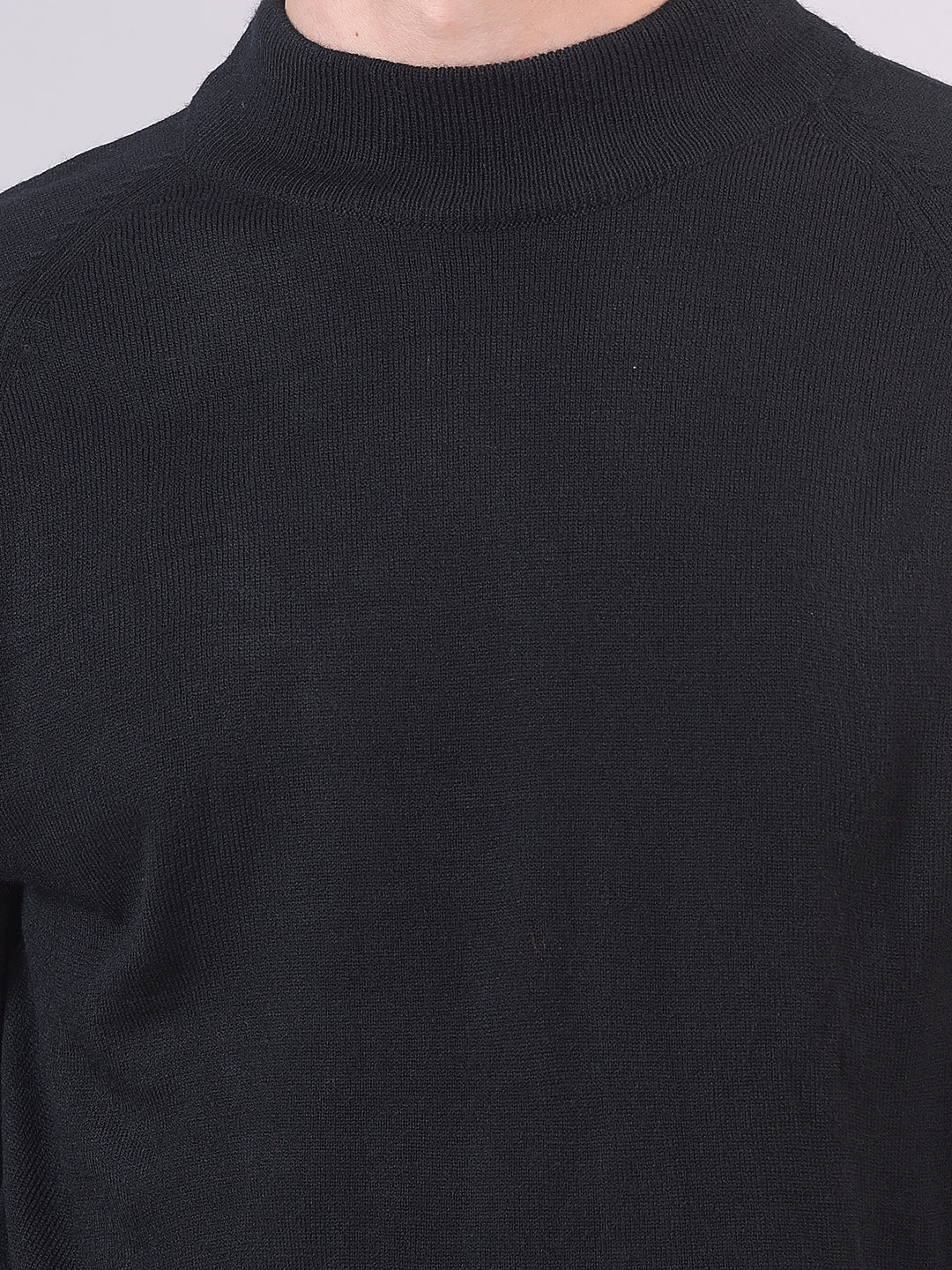 mock neck sweater