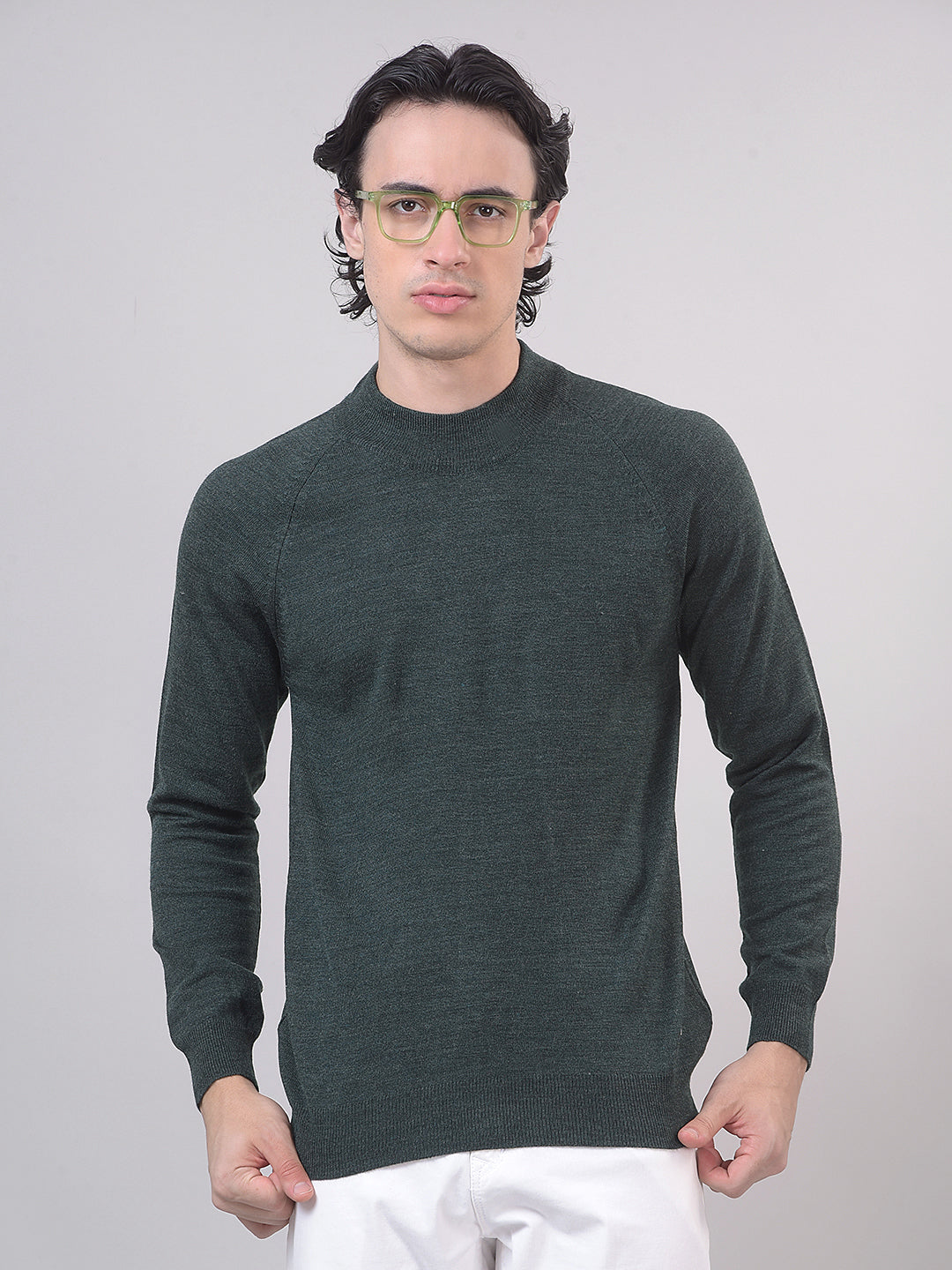 solid sweater