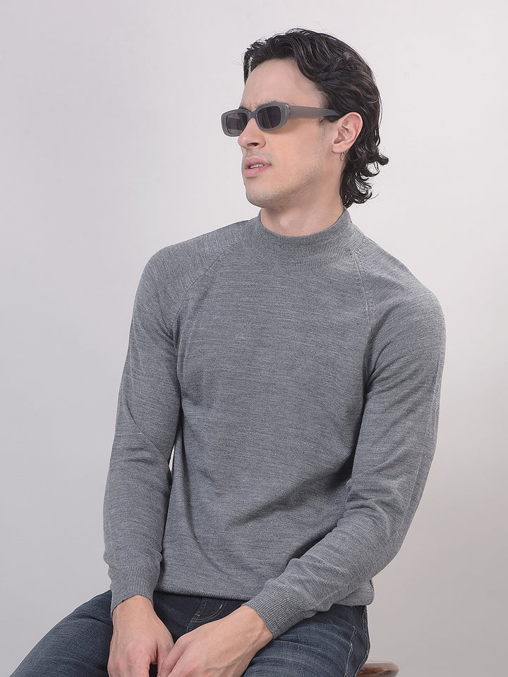 mens mock neck sweater