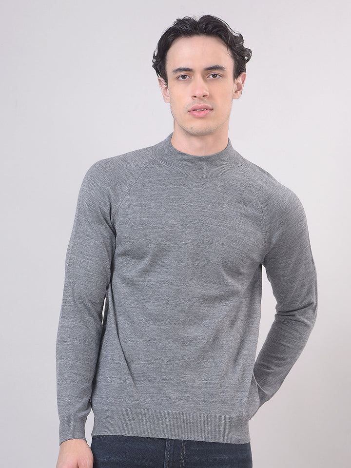 mens mock neck sweater