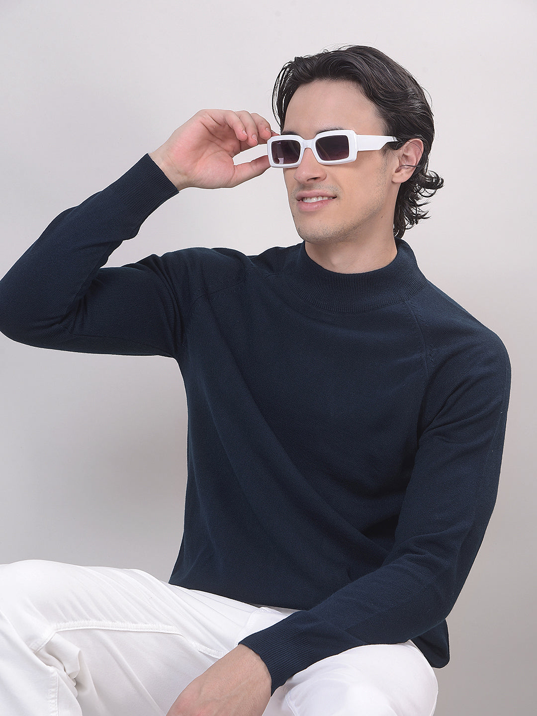 navy blue sweater