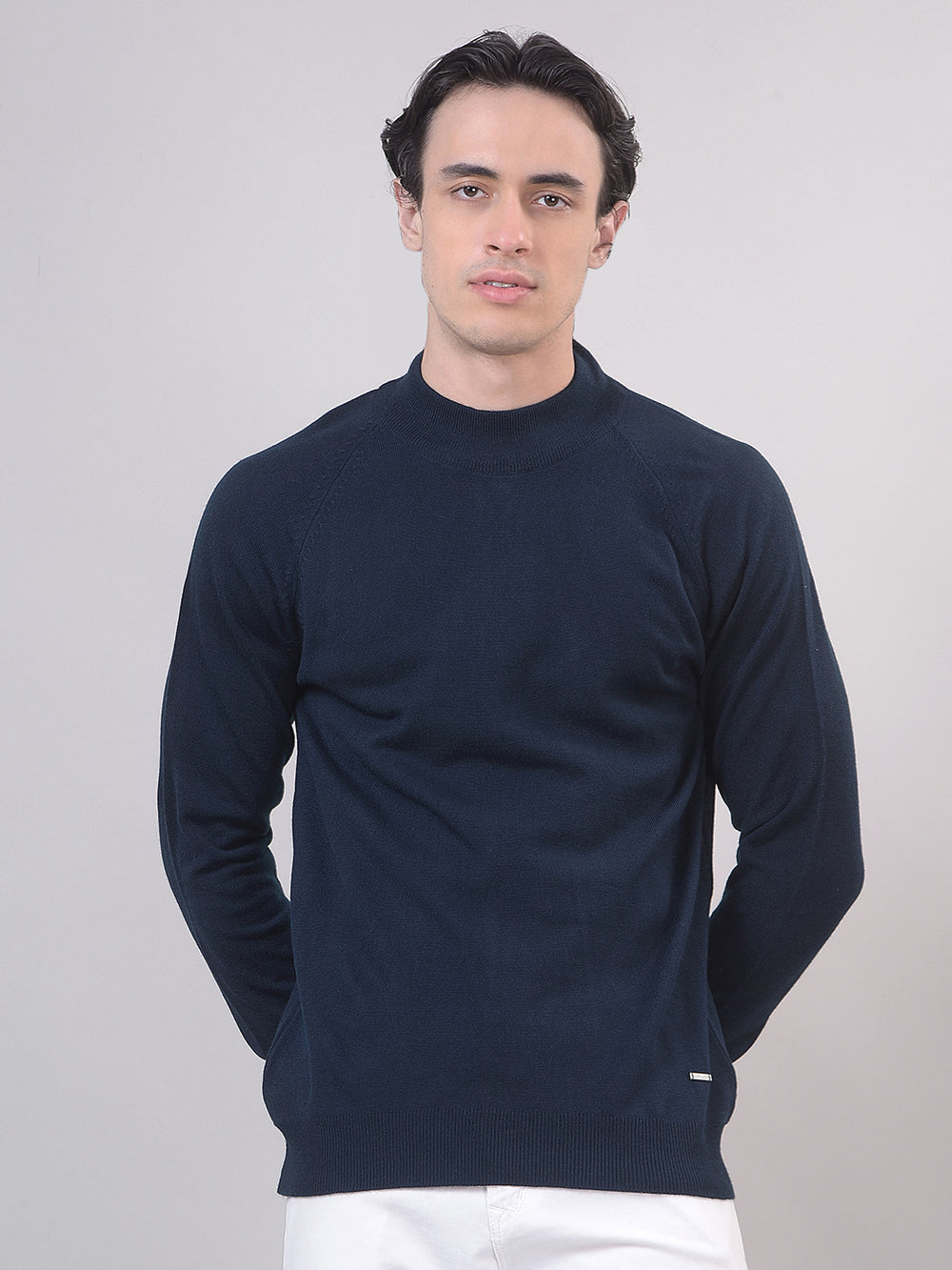 navy blue sweater