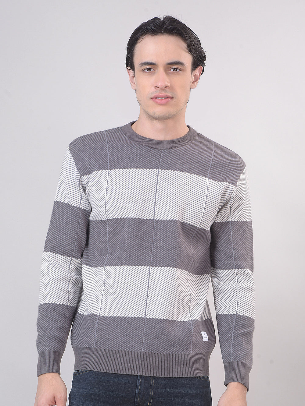 grey sweater