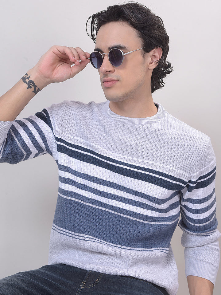 light grey sweater