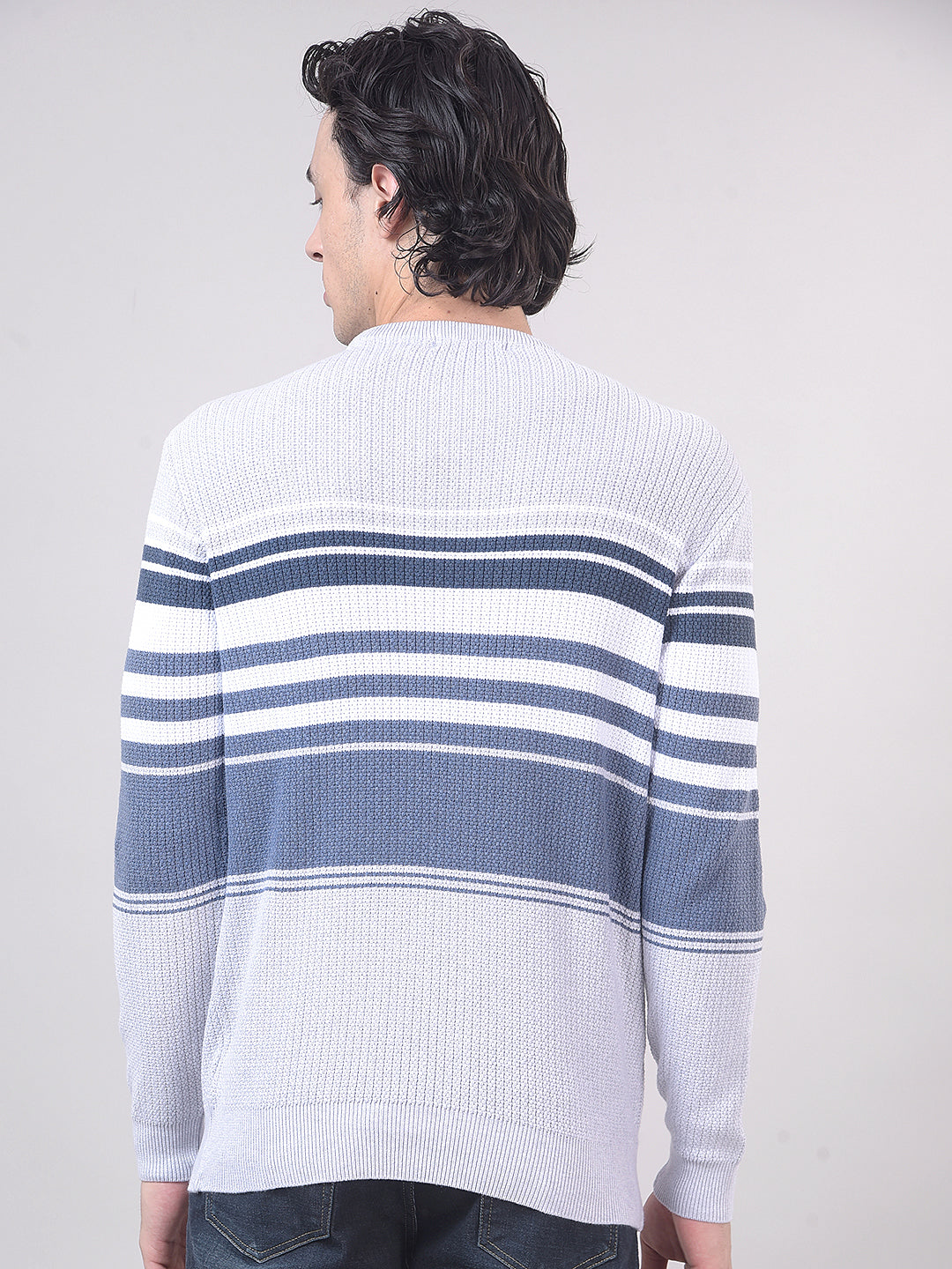 light grey sweater