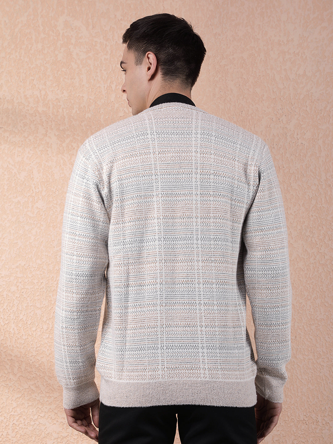 cobb acru self-design v-neck sweater